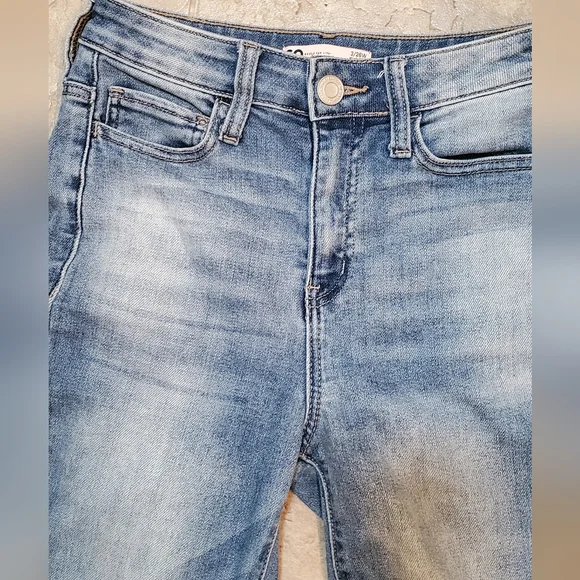 High Rise Flare jean with raw hem 26 bell bottom country - Picture 3 of 4